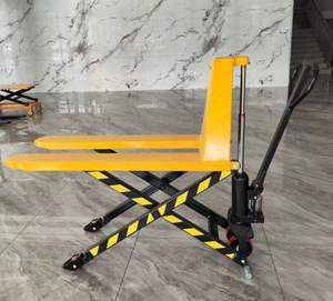 Transpaleteira Hidráulica Manual de Elevação Alta, Carrinho Hidráulico Pequeno para Levantamento de Carga 1T - Product Image 3