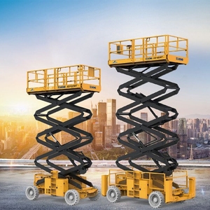 Platform <span class=keywords><strong>Lift</strong></span> Gunting Hidrolik Tenaga Baterai Astaclift, Dapat Bergerak Sendiri, Bersertifikasi <span class=keywords><strong>CE</strong></span>, Tinggi Kerja 6m-14m, Dilengkapi Remote - Product Image 6