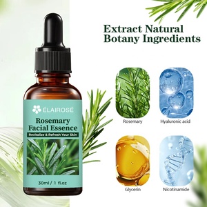 Suero Facial de Romero de Marca Privada, Hidratante, Iluminador, Antioxidante, Vitamina C, Ácido Hialurónico, Orgánico, Antiarrugas, Cuidado de la <span class=keywords><strong>Piel</strong></span> - Product Image 2