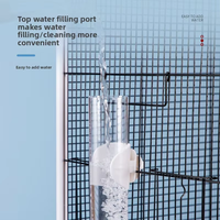 Abreuvoir automatique pour oiseaux, fontaine à eau pour perruche, canari, myna, accessoire de cage