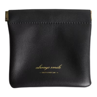 Ventes chaudes, petite trousse de toilette simple et élégante, en cuir souple de luxe, logo personnalisé, trousse de rangement pour les voyages