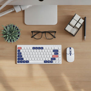 China OEM <strong>Supplier</strong> 84keys <strong>Compact</strong> Size Office Keyboard and <strong>Mouse</strong> Combo Membrane Multi-media Function 2.4g BT 5.0 Office <strong>Computer</strong> - Product Image 6