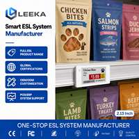 Etiqueta Electrónica de Estante LEEKA ESL de 2.13 Pulgadas, Etiqueta de Precio Electrónica de Bajo Consumo para Tiendas Minoristas Inteligentes