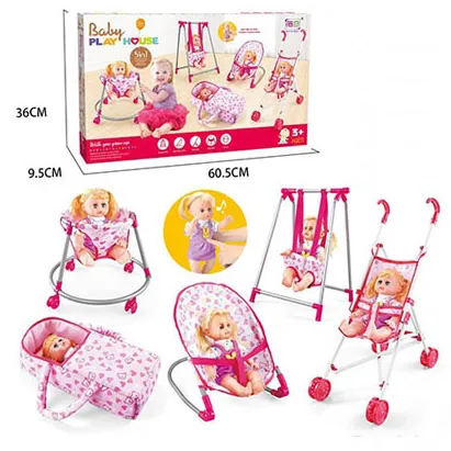 Bambino infantile apprendimento Fitness sport giro su auto girello carrello di plastica altalena sedia a dondolo carrello della spesa IC bambola giocattolo per bambini