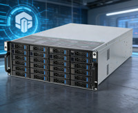 Châssis de serveur Suqiao 4U, 24 baies, stockage à échange à chaud, prend en charge les disques SAS/SATA