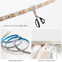 Tira de luces led blanca cálida, tira flexible de luces led de 12v 2835SMD 120D, venta al por mayor