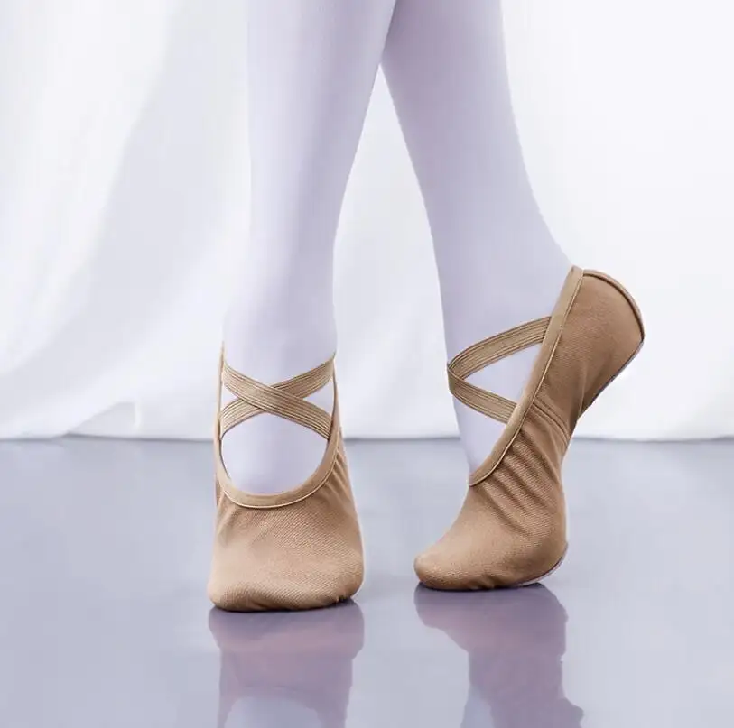 New style stretch cloth dance shoes adult yoga ballet shoes