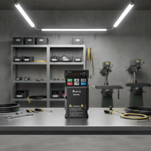 Variador de Frecuencia Delta VFD2A7MS43ANSAA 2HP 1.5KW 460V 3PH Serie MS300 de Alto Rendimiento con PLC Integrado y Función de Apagado de Torque Seguro - Product Image 1