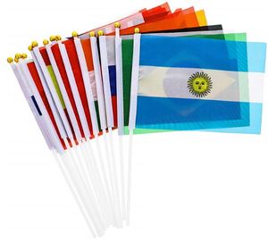 Envío Rápido, Bandera Pequeña de Suiza y Todas las Paísesas del Mundo, Mini Bandera de Mano para Deportes, Desfiles, Fiestas, Decoraciones - Product Image 2