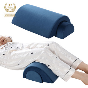 Juego de 2 Almohadas Ergonómicas de Espuma Viscoelástica con Funda Lavable para Elevación de Piernas, Recuperación Postoperatoria y Alivio de Várices - Product Image 1