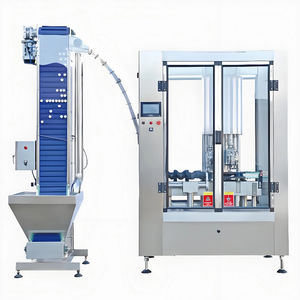 Capuchon en aluminium Machine de capsulage entièrement automatique à 6 têtes Chargement automatique des bouchons à haute efficacité Tri et placement Facile à utiliser - Product Image 1