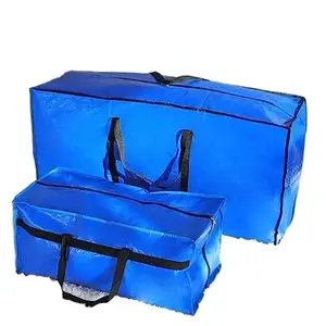 100% Recyclable Ecological Large Capacity Durable Laminated Pp Woven Tote Grocery Bags Woven Polypropylene Bags Laminated