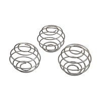 Prix d'usine Stock 50mm en acier inoxydable de qualité alimentaire 304 bouteille mélangeur Shaker boule spirale ressort de Compression conception