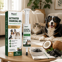 Poudre de supplément nutritionnel au charbon actif personnalisée pour animaux de compagnie – Formule à haute absorption favorisant la digestion, la détoxification et la santé immunitaire pour chiens