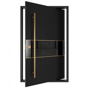 500 Dolarlık Nakit Kupon Verin Modern Stil Giriş Pivot Kapısı - Product Image 4