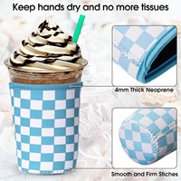 Manchon personnalisé pour café glacé, Koozy personnalisé, manchon pour boisson personnalisé, manchon en néoprène pour tasse, Koozy pour café, housse réutilisable