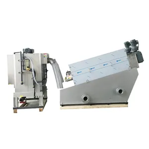 Dewatering Machine Screw Press Sludge Dewatering Equipment for Municipal Wastewater Treatment Plant