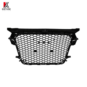 Rejilla de parachoques delantero estilo panal RS1 para au-di <span class=keywords><strong>A1</strong></span> 8X, malla de plástico negro brillante, accesorios para parrilla de coche, actualización <span class=keywords><strong>2013</strong></span> 2014 2015 - Product Image 5