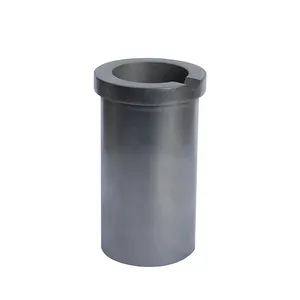 Heat Resisting Refractory High Purity 5kg 10kg Polished Graphite Crucible For Gold Melting