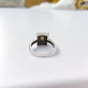 Bague en labradorite, argent sterling 925, bague en pierre précieuse, labradorite, collection artisanale, bagues fines, bijoux en argent, prix de gros - Product Image 4