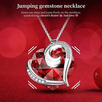 Konservierte Echte Rote Rose Halskette - Geburtstagsgeschenke für Frauen Freundin Mutter Oma - Valentinstag Muttertag Weihnachten
