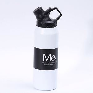 Thermos de randonnée en acier inoxydable 304, 750 ml, 950 ml, tasse à double paroi isolée sous vide pour le sport et les voyages - Product Image 6
