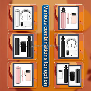 Banque d'alimentation multifonctionnelle avec support Parapluie automatique pliable Cadeau de mariage pour les invités Coffret cadeau d'entreprise unique de luxe idéal - Product Image 6