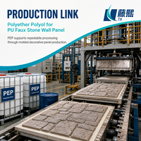 Polyol polyéther PEP en provenance directe d'usine, matière première pour panneaux muraux décoratifs en pierre artificielle PU