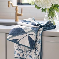 Serviettes de cuisine en microfibre gaufrée à absorption supérieure, personnalisables, pour la sublimation