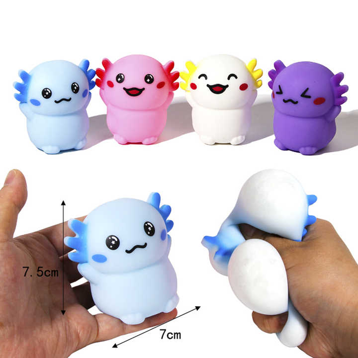 New Decompress Salamander Squeeze Toy Cute and Lovely Stress Relief Fidget Play Device for Kids and Adults