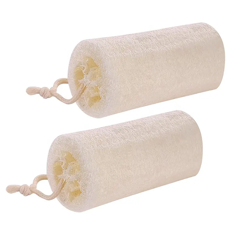 Sortie d'usine éponge luffa nature de haute qualité marque privée personnalisée éponge luffa écologique nettoyage en profondeur soins de la peau