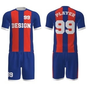 Kit de supporter de football professionnel personnalisé pour adultes – Maillots à manches courtes en Spandex/Polyester confortables avec impression par transfert thermique - Product Image 3