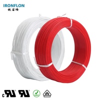Fil électrique automobile UL1508 18AWG en cuivre étamé torsadé, fil chauffant flexible isolé ETFE, conforme ROHS