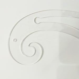 <span class=keywords><strong>Regla</strong></span> <span class=keywords><strong>de</strong></span> Costura Útil <span class=keywords><strong>de</strong></span> Plástico Acrílico Transparente, <span class=keywords><strong>Curva</strong></span> <span class=keywords><strong>Francesa</strong></span> - Product Image 4