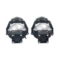GOODZOOM Phares de projecteur Bi-LED de 3 pouces, lentille de projecteur prismatique Bi-LED bon marché de 3 pouces, phare étanche de 3,0 pouces pour voiture 12V