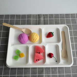 Barquettes Biodégradables à 6 Compartiments – Contenants Alimentaires Jetables - Product Image 1