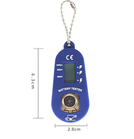 Testeur de piles bouton intelligent numérique avec écran LCD pour test de puissance des aides auditives