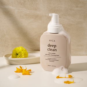 Limpiador Facial de Microburbujas Coreano AVCA 500ml con BHA y Glicerina, Espuma Limpiadora Facial de Poros Profundos para Cuidado Profesional de la Piel - Product Image 4