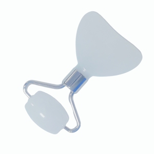 ลูกกลิ้งหยกขาวขนาดเล็ก แผ่นขูดหน้าเพื่อความงามและการดูแลตัวเอง - Product Image 4