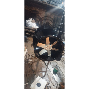 Ventilateur axial bifurqué industriel à pales en alliage d'aluminium, ventilateur de conduit haute température, robuste et durable - Product Image 4