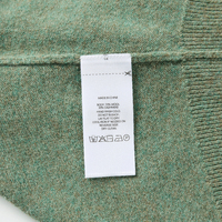 Cardigan de luxe en mélange de laine et de cachemire à 70 % pour femme, élégant, avec boutons perlés, pull tricoté, design court et court, haut chaud en laine
