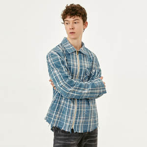 <span class=keywords><strong>Chemise</strong></span> à <span class=keywords><strong>carreaux</strong></span> de haute qualité <span class=keywords><strong>Chemise</strong></span> pour homme <span class=keywords><strong>Chemise</strong></span> pour adolescent Style rétro - Product Image 2