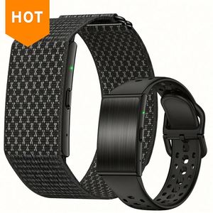 Pulseras Inteligentes con IA - Monitor de Ritmo Cardíaco, Podómetro, Compatible con Android, Resistente al Agua IP67, Diseño Ligero y Delgado, Cómodo - Product Image 1