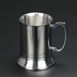 Thép không gỉ bia Mug pint Tankard 450ml bia Mug cách nhiệt phích xách tay ly cà phê thermals