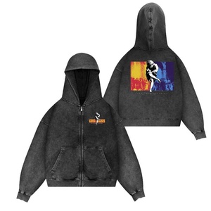 Chaqueta con Cremallera y Gorra Estilo Vintage de la Banda Guns N' Roses para <span class=keywords><strong>Hombre</strong></span> - Product Image 5