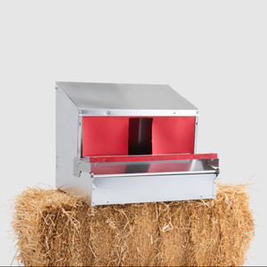 Reversible Egg Mount Roll Away Chicken Nesting Box con Roost Bar Nueva condición para cajas de puesta de gallinas al por menor - Product Image 5