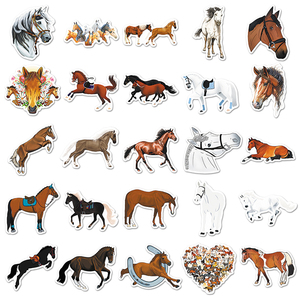50 pezzi vendita di fabbrica Kawaii decorazione Graffiti cartoni animati adesivi a cavallo per bottiglia di computer portatile custodia adesivo - Product Image 3