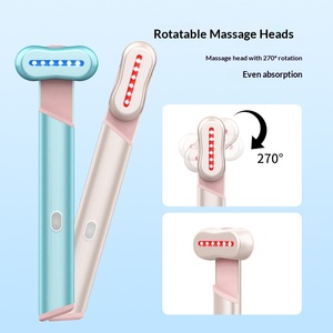 Dispositivo de Belleza con <span class=keywords><strong>Luz</strong></span> Roja y Azul para el Contorno de <span class=keywords><strong>Ojos</strong></span>, Sensor Térmico Inteligente, Vibración Eléctrica, Impermeable, Masajeador Manual Pequeño - Product Image 2