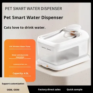 Cảm Biến Thông Minh Pet Đài Phun Nước Thép Không Gỉ Im Lặng Nước Dispenser Với Chế Độ Sinh Thái 3L Công Suất Lớn Tự Động Trung Chuyển Tuần Thông - Product Image 6