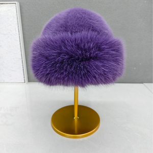 Bán Buôn Chất Lượng Cao Dày Ấm Faux Fur Đa Năng Mùa Đông Beanie <span class=keywords><strong>Hat</strong></span> Cho Phụ Nữ Người Lớn Ngoài Trời Xô <span class=keywords><strong>Hat</strong></span> - Product Image 4